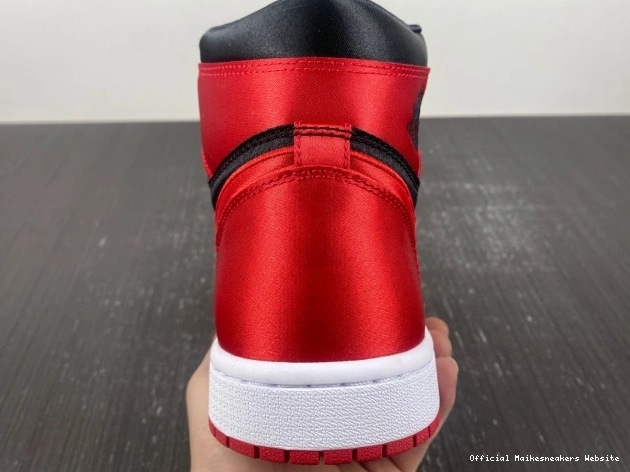 Official Maikesneakers FD4810-061 OG Satin WMNS Bred High Air Jordan 1 0716